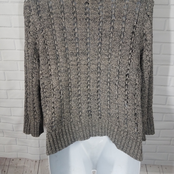 Jones New York Collection Oatmeal Knit Sweater - Picture 5 of 7